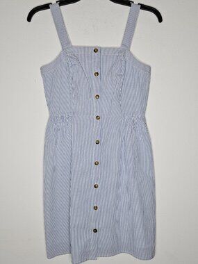 NWT J. Crew Women's Blue/White Dress Size 4